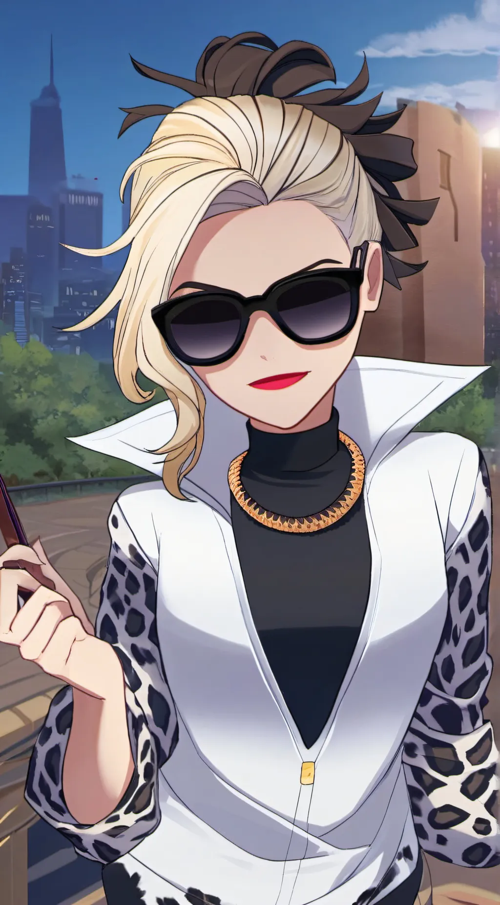 ai character: Bad woman background