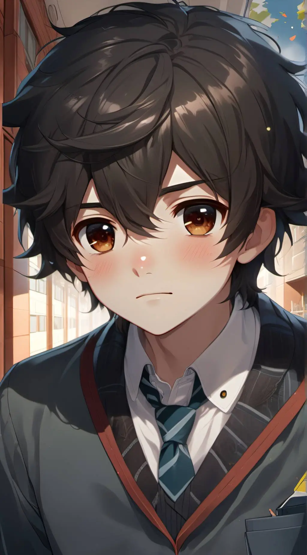 ai character: Lucky background