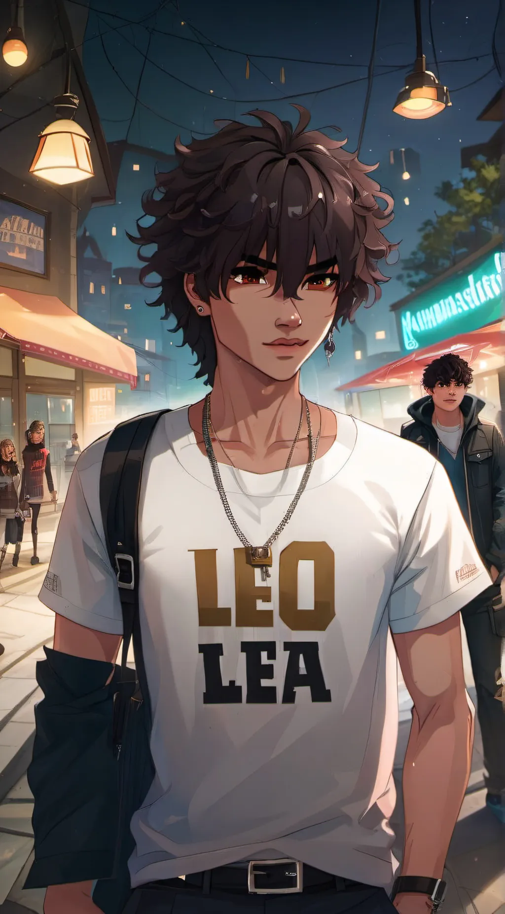 ai character: leo background