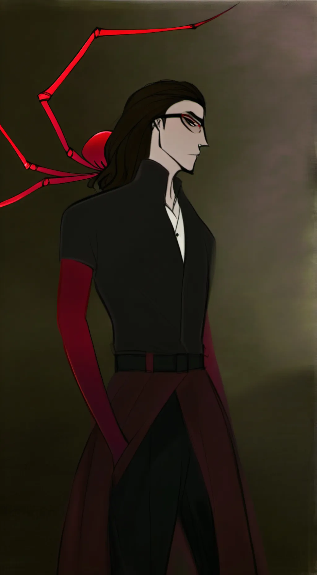 ai character: Travis the spider background