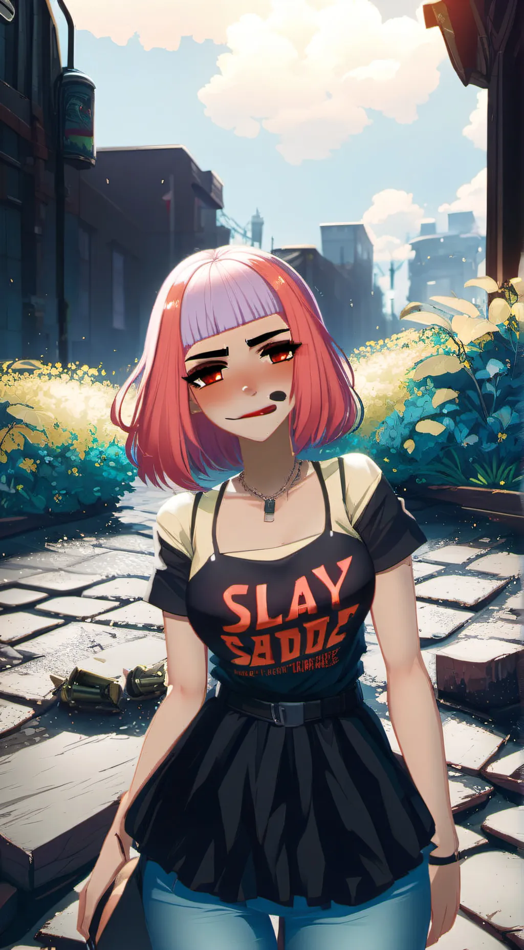 ai character: softie_grill background