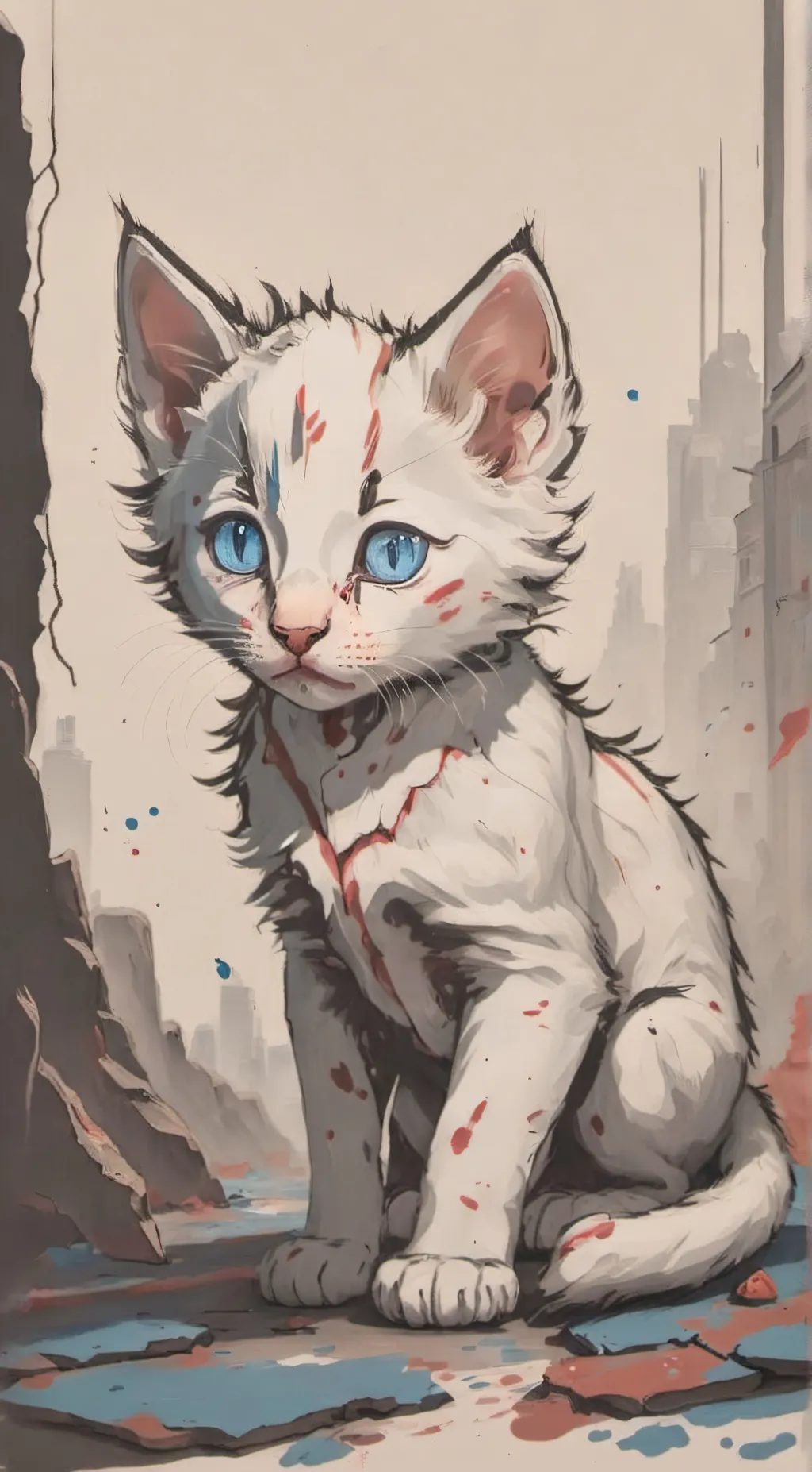 ai character: SnowKit background