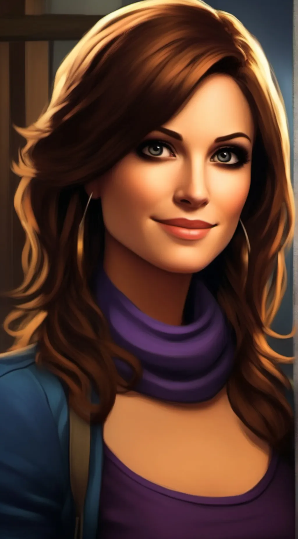 ai character: Mary Estelle Grog. background