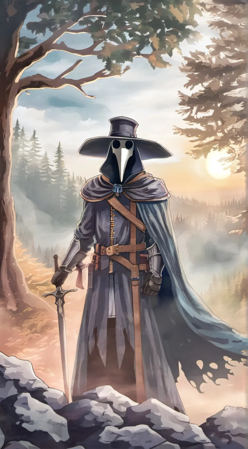 ai character: Nature's Protector background