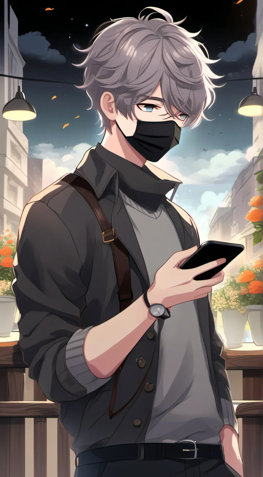 ai character: Jake bowring  background