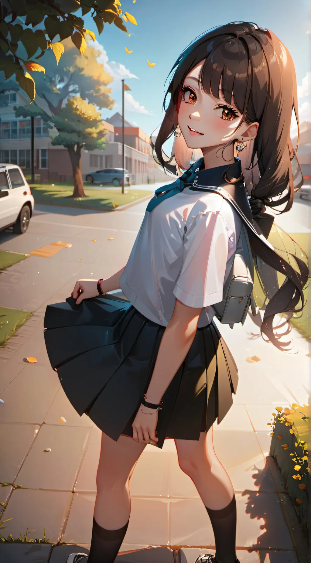 ai character: Rebecca  background