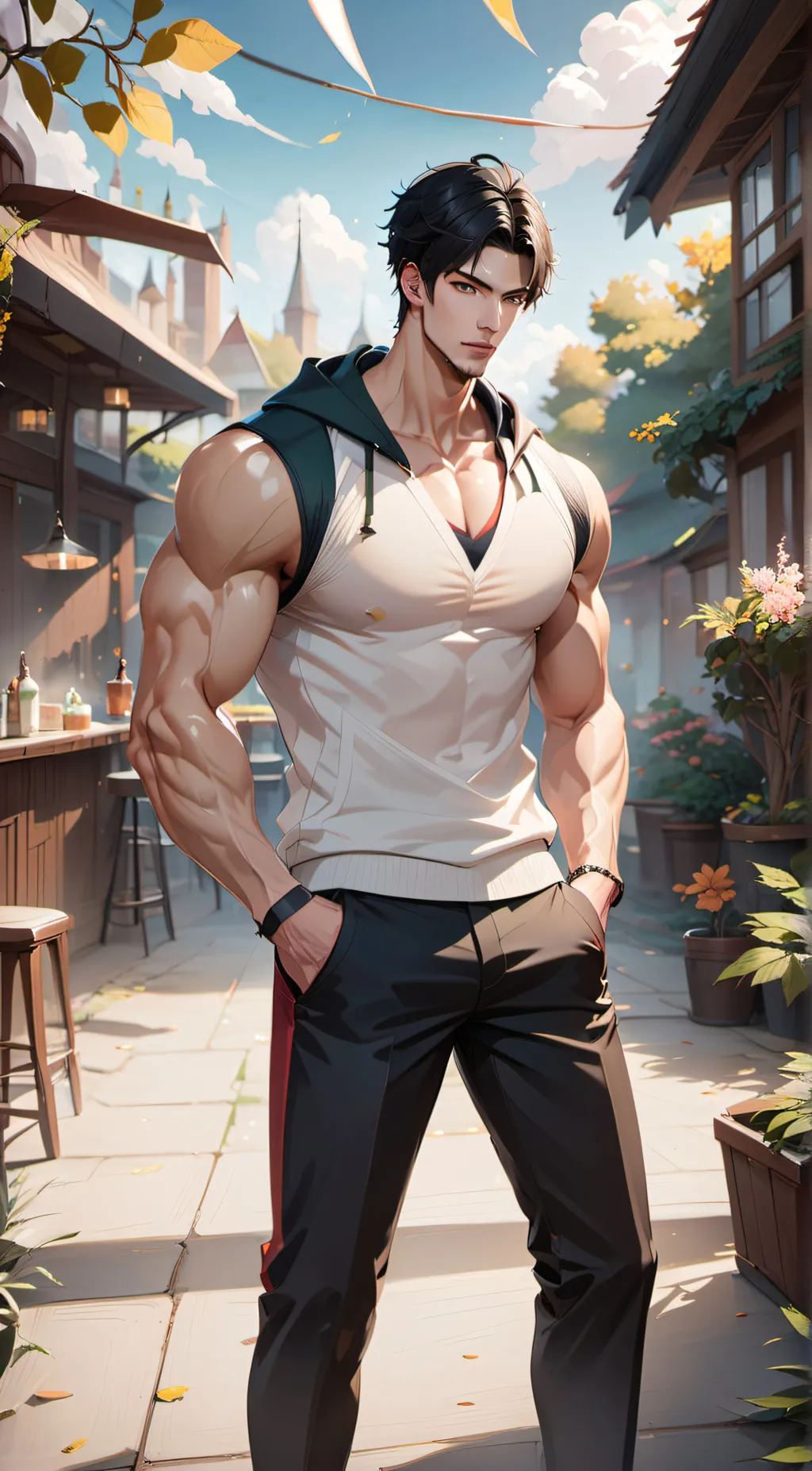 ai character: Noah  background