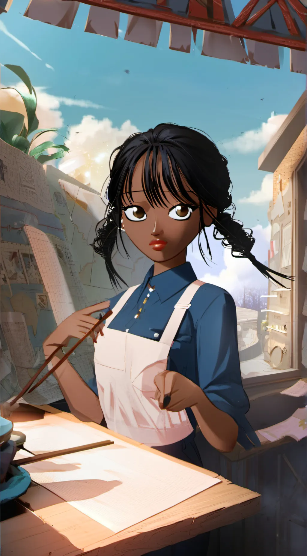 ai character: Kay background