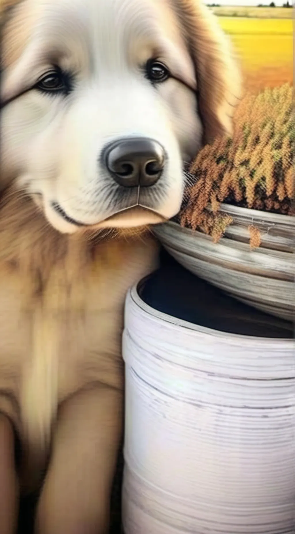 ai character: Pup background