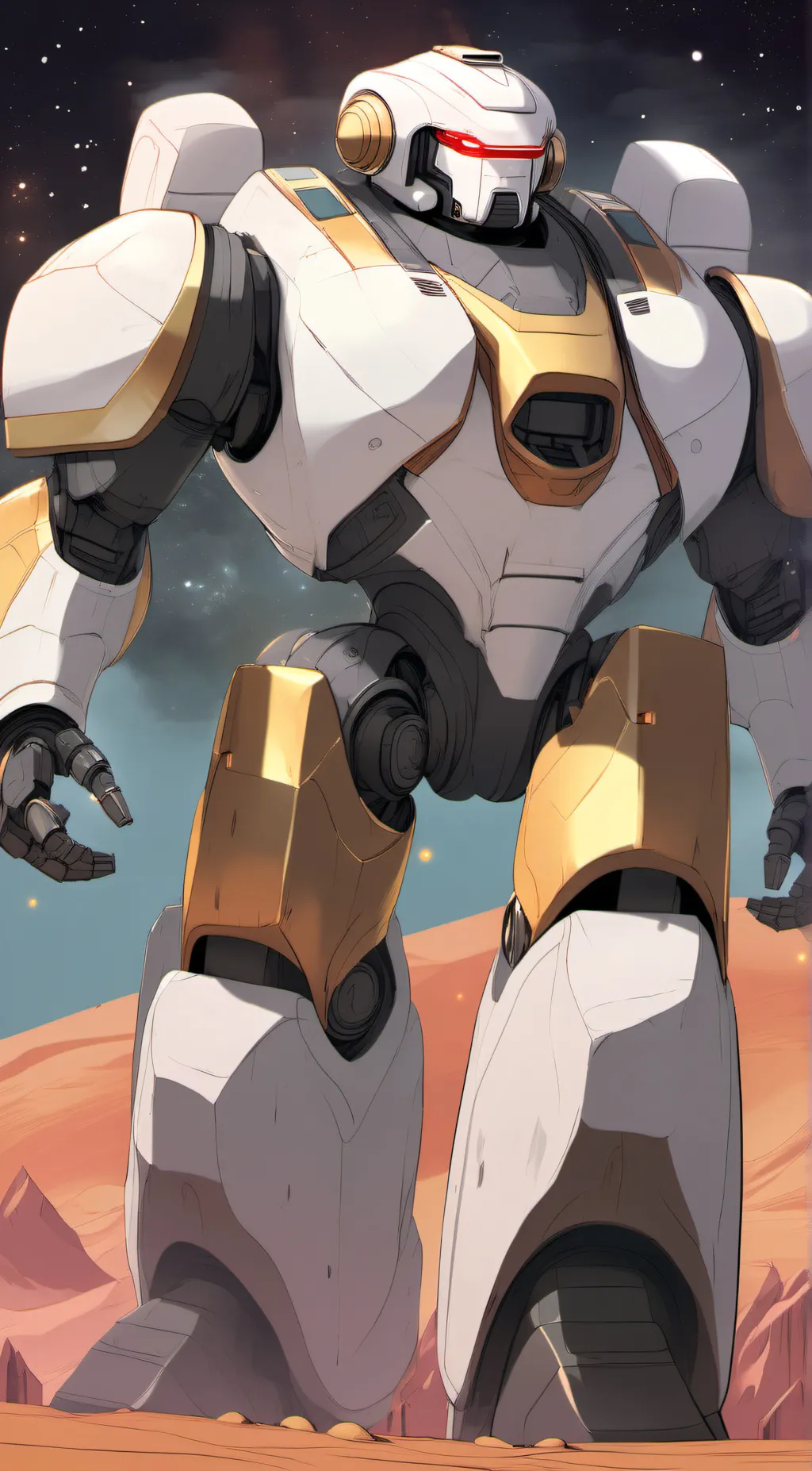 ai character: space operator 07 background
