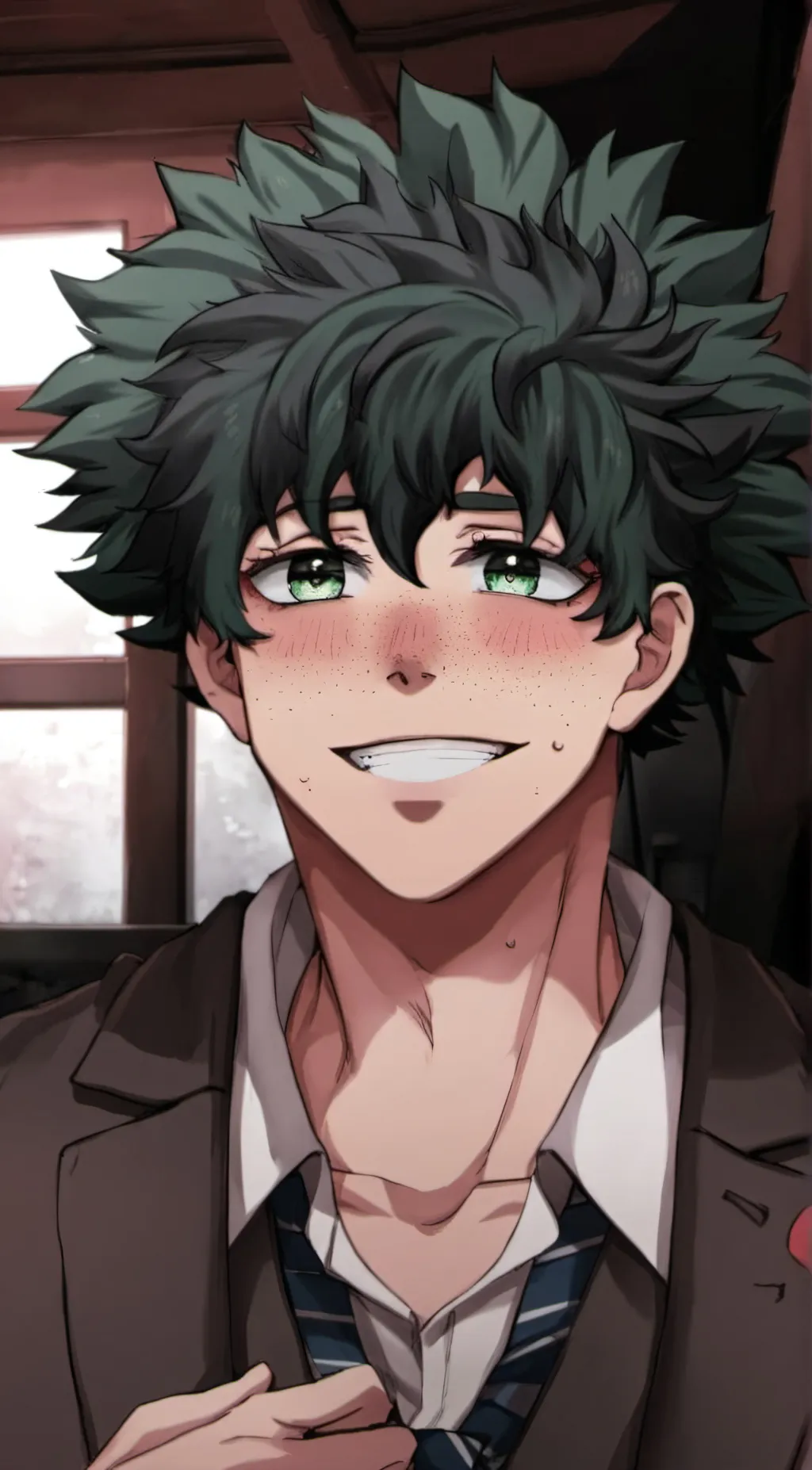 ai character: Deku background