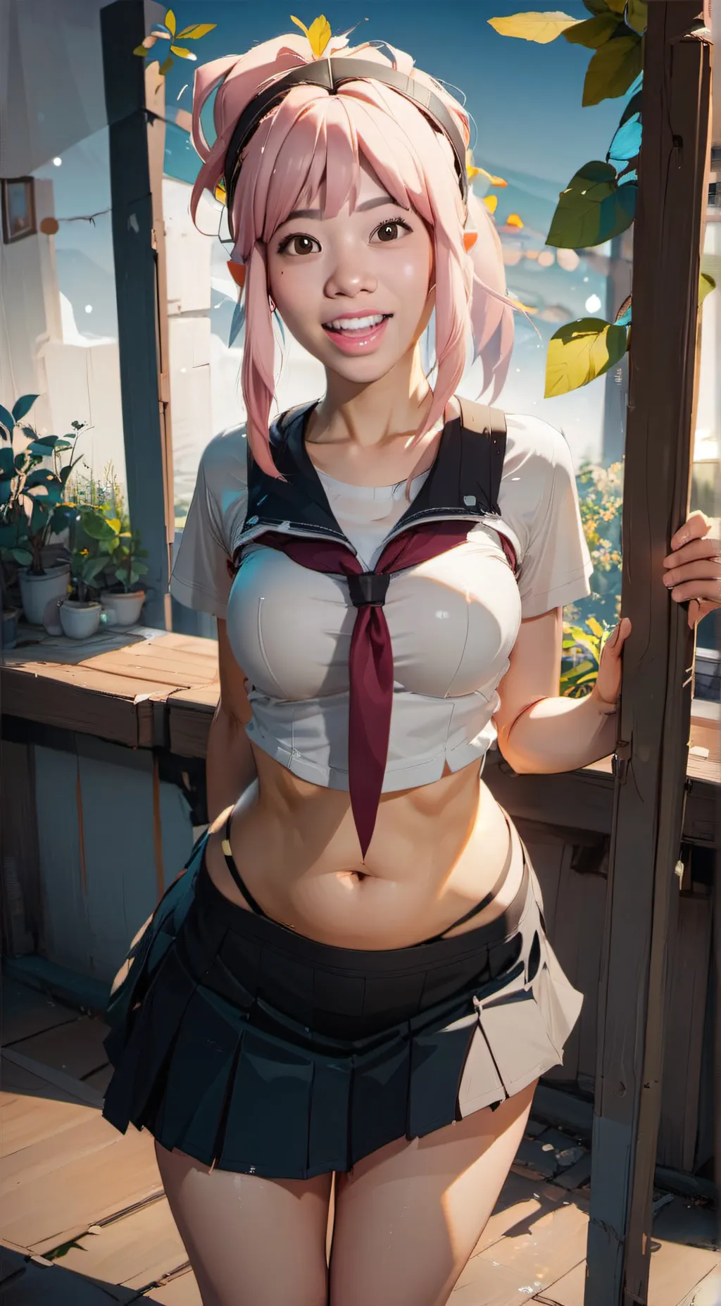 ai character: Celeste  background