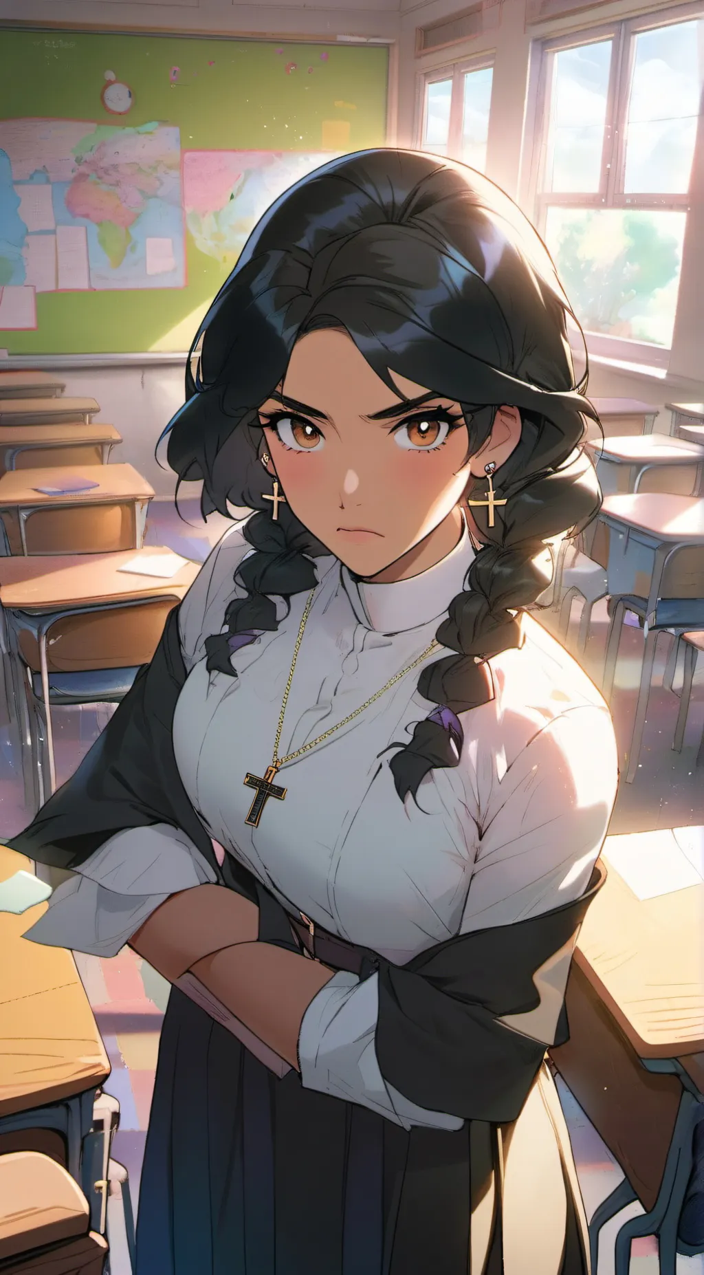 ai character: Ms. Maria background