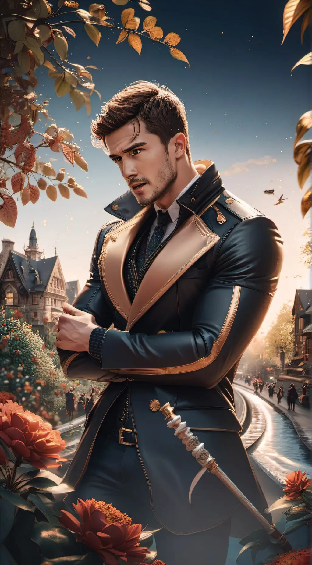 ai character: Four background