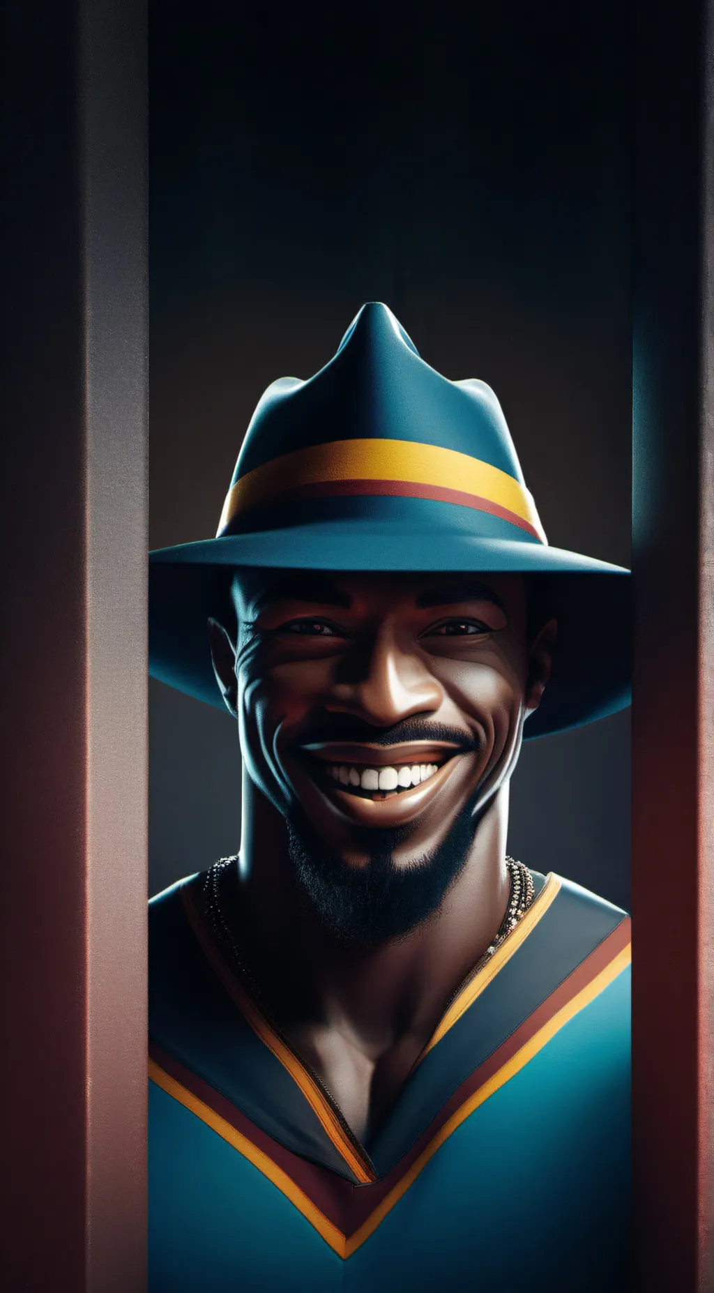 ai character: little nis x  background