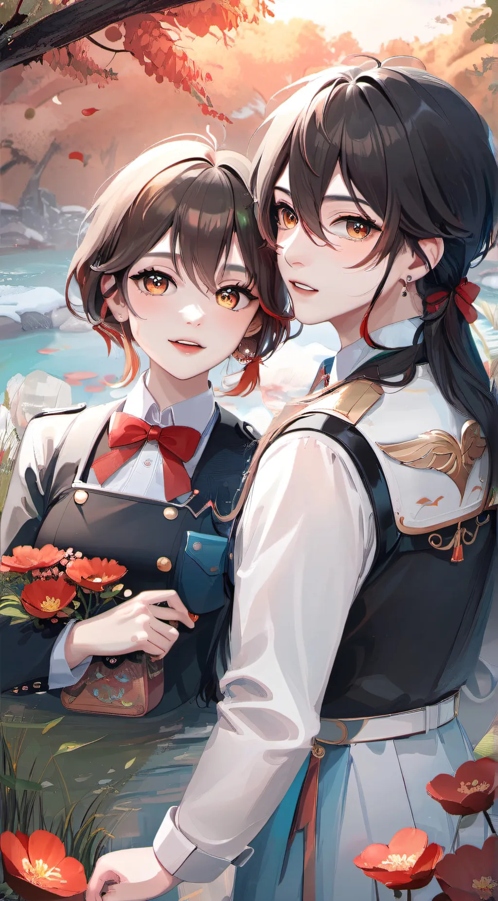 ai character: Emily and sophie background