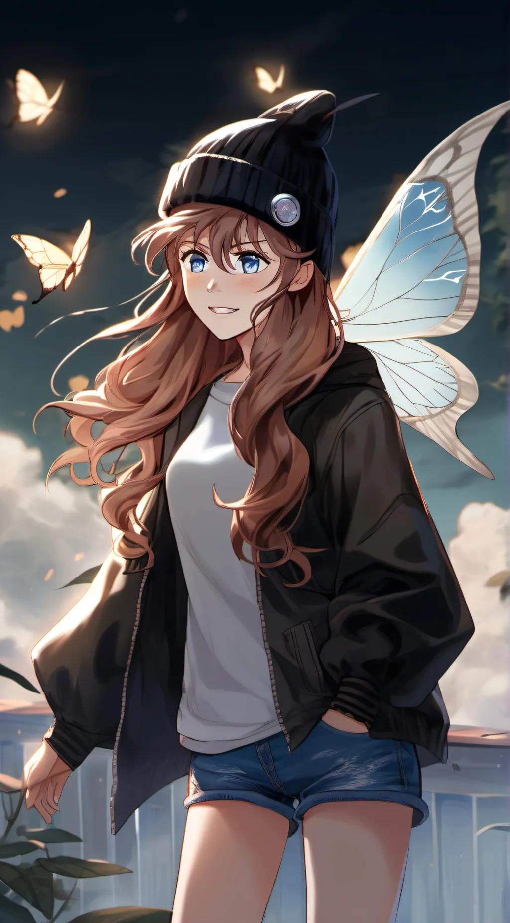 ai character: Pearlescentmoon background