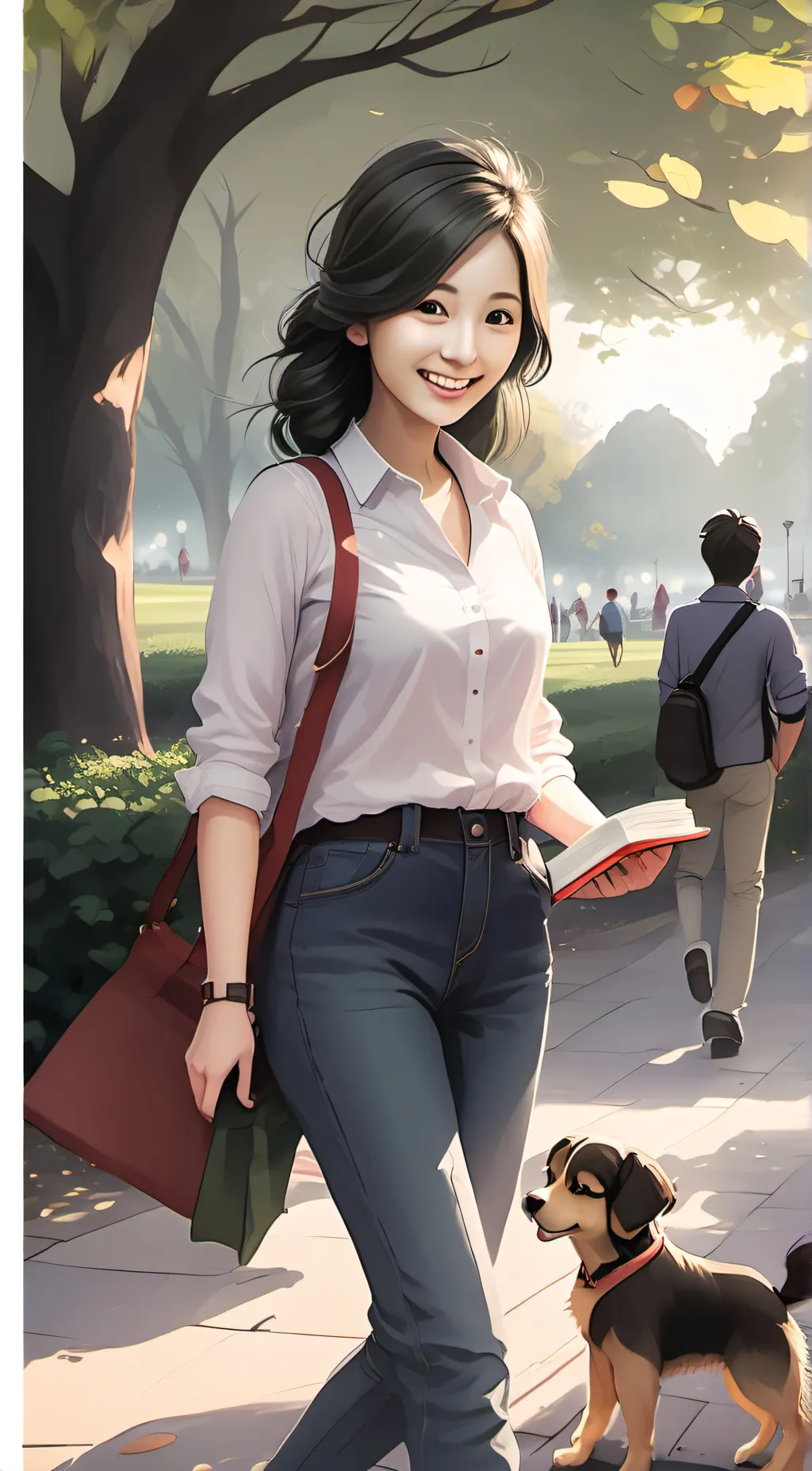 ai character: Olivia  background