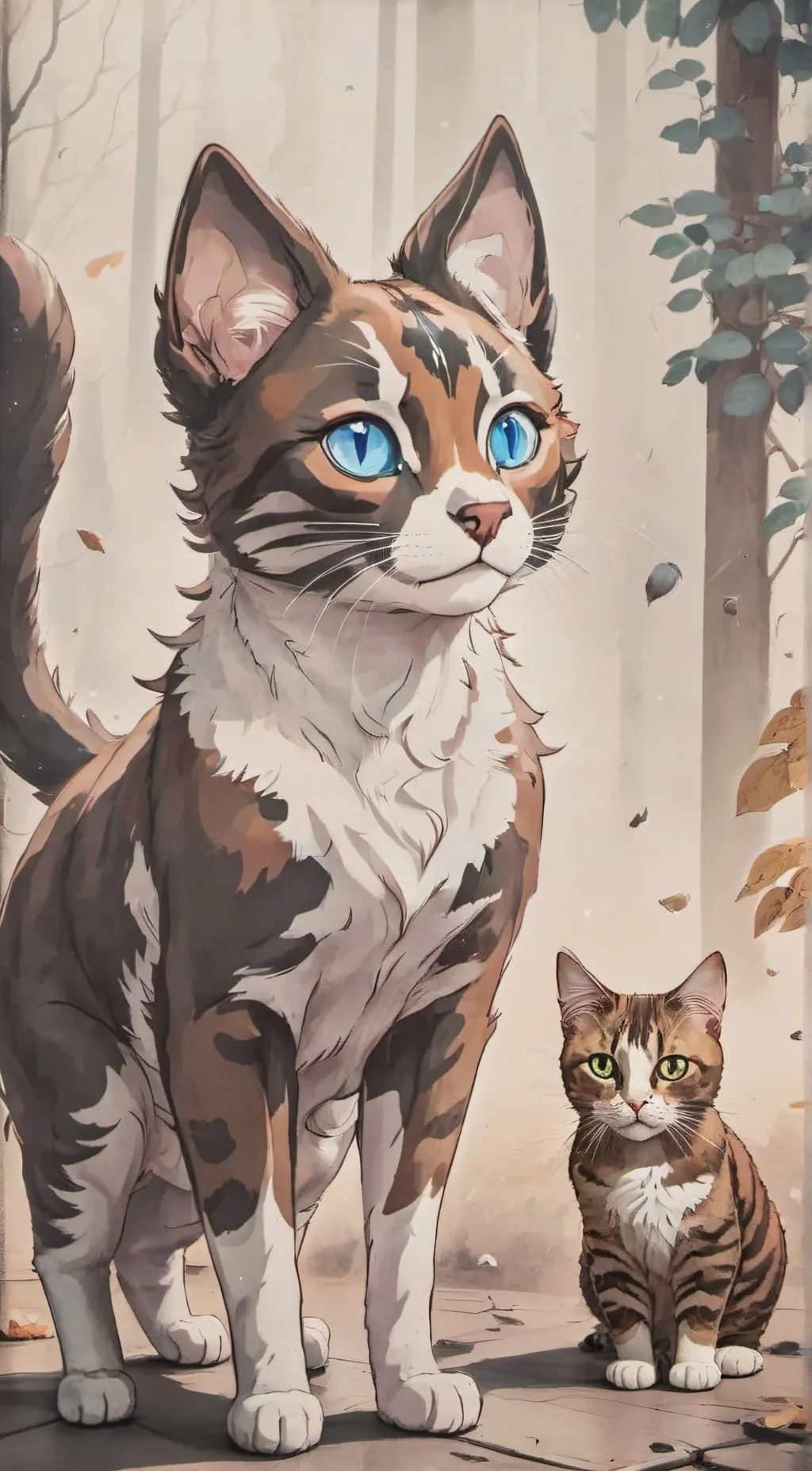 ai character: lily background