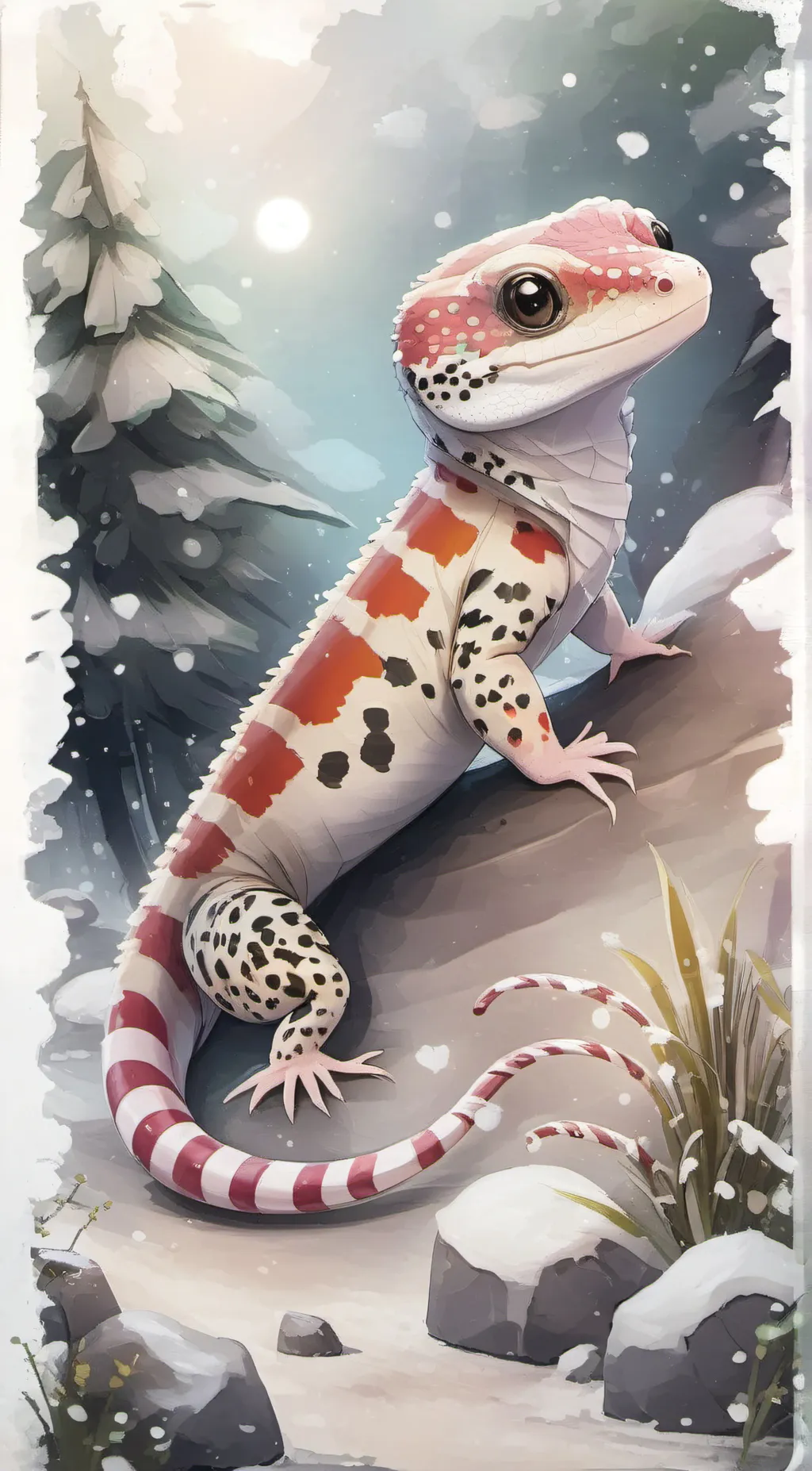 ai character: Peppermint background