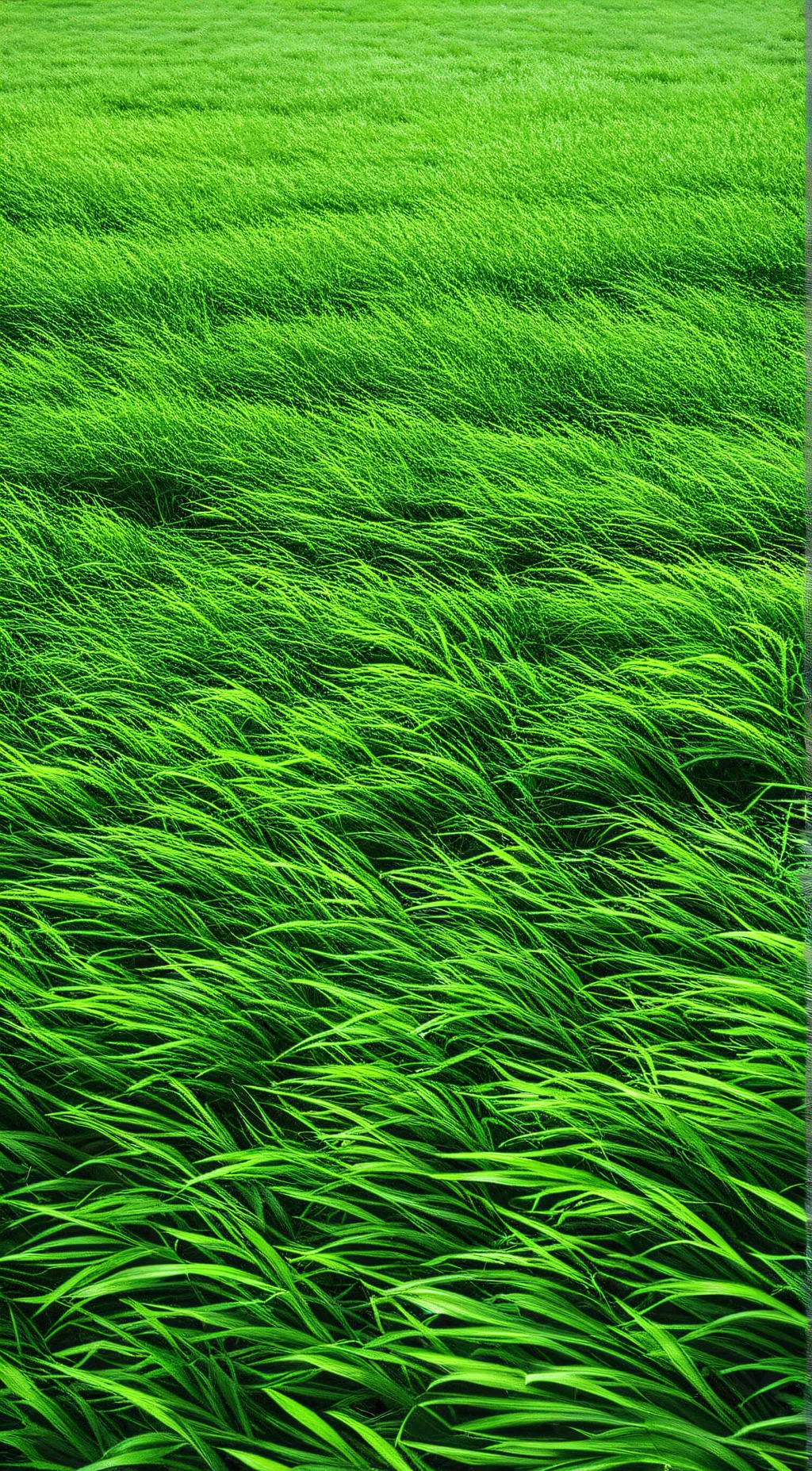 ai character: Grass background