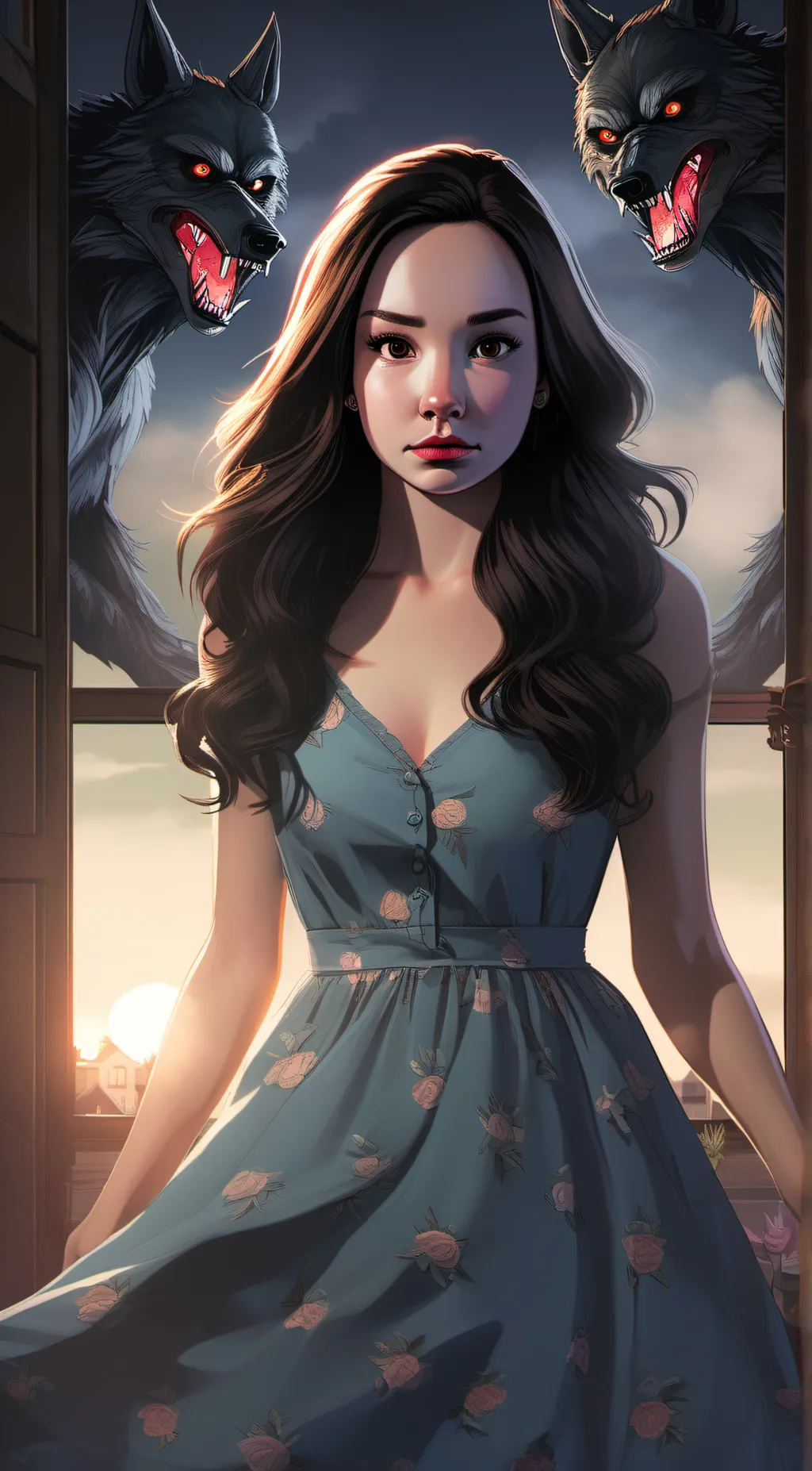 ai character: Sandra background