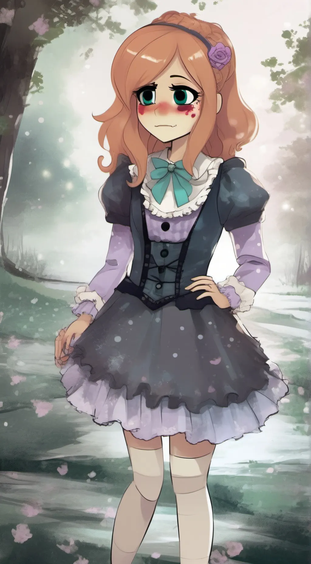 ai character: Elizabeth Afton background