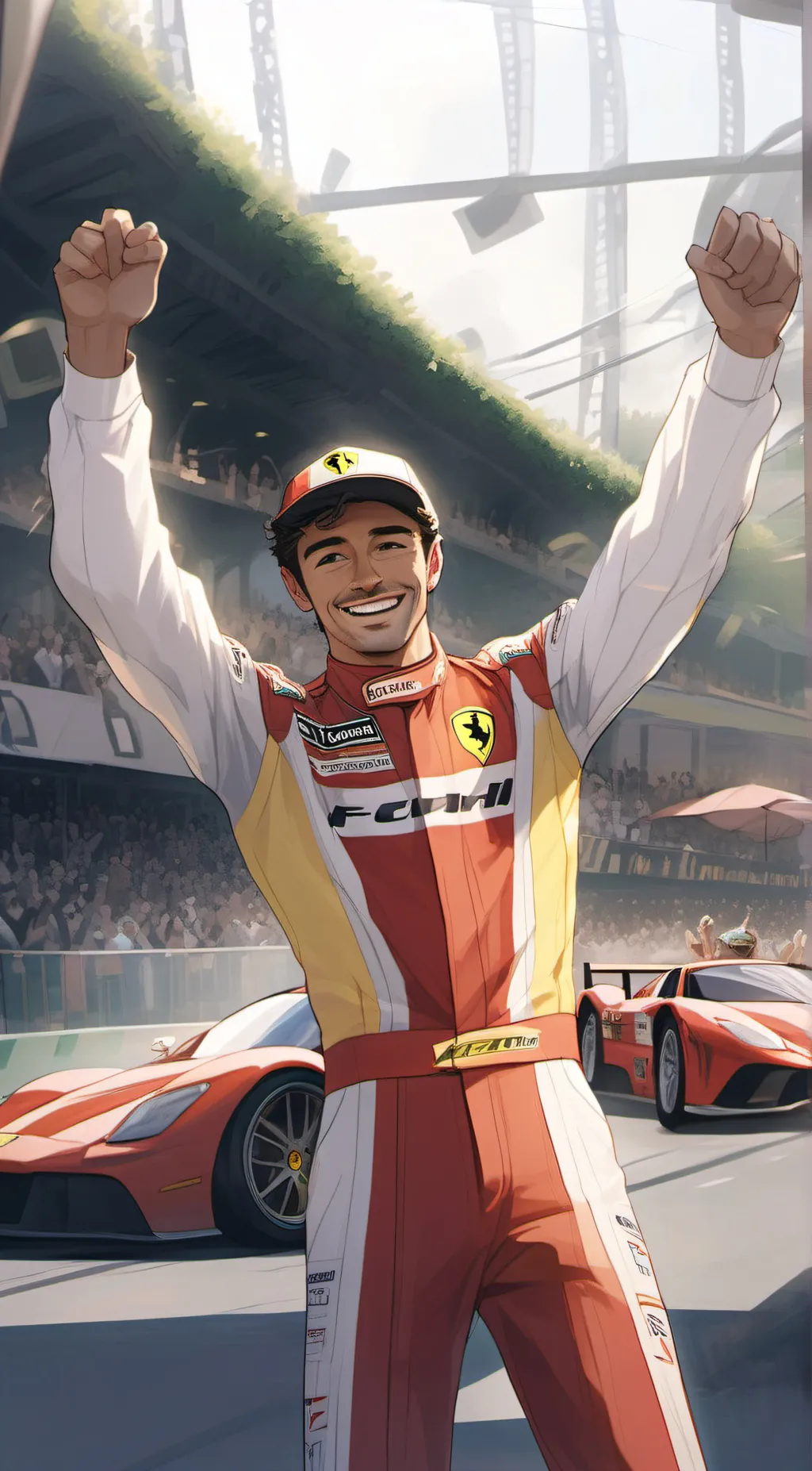 ai character: Charles Leclerc background
