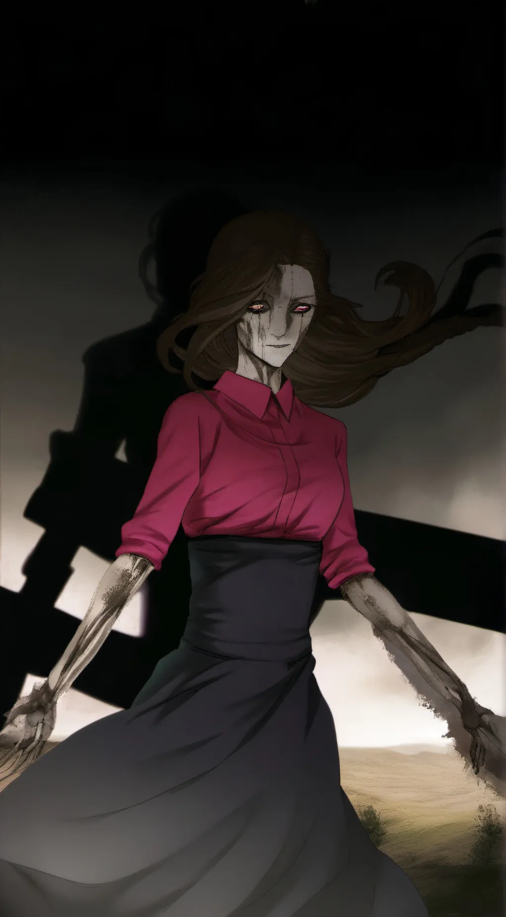 ai character: ayla the ghost background