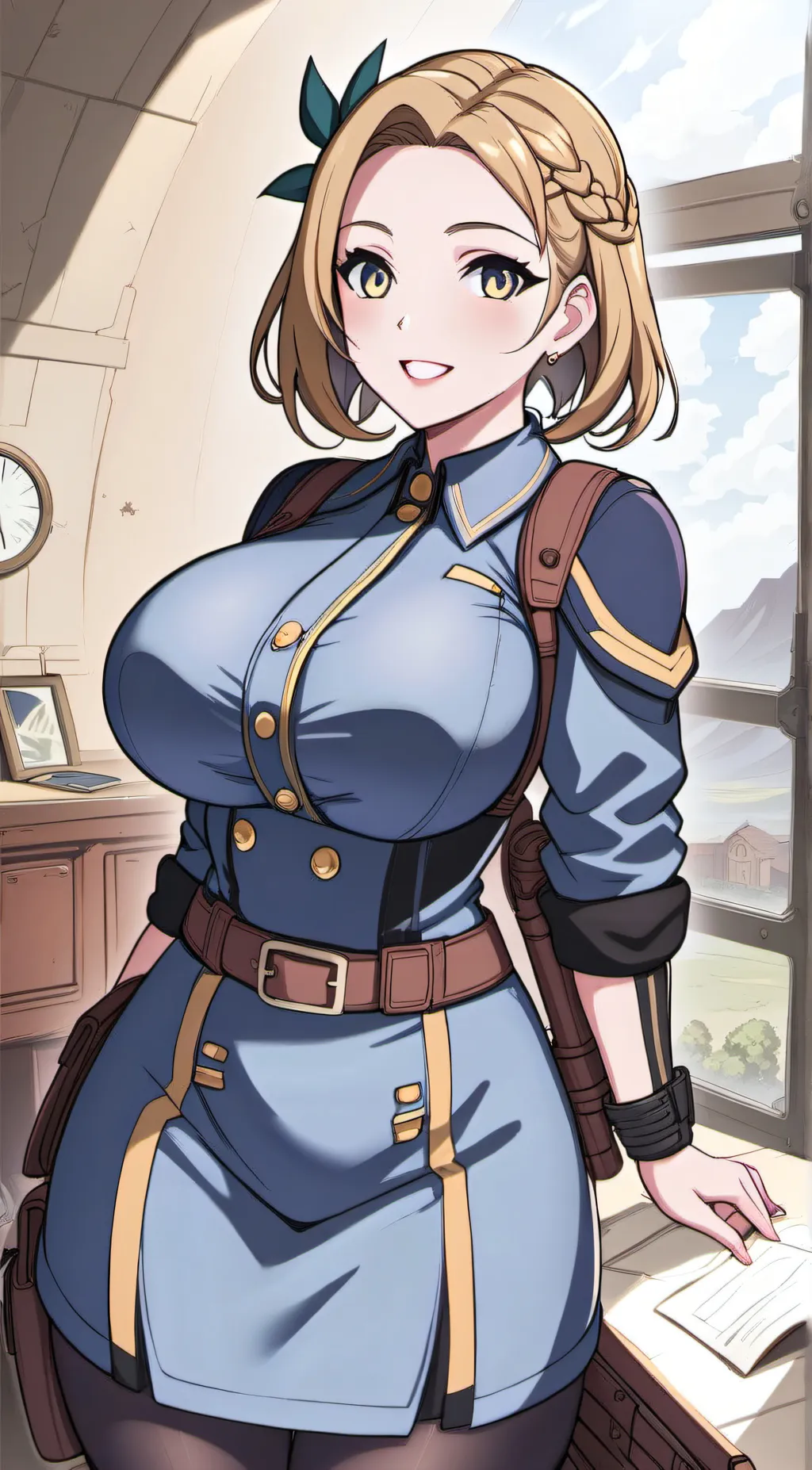 ai character: Vault girl background