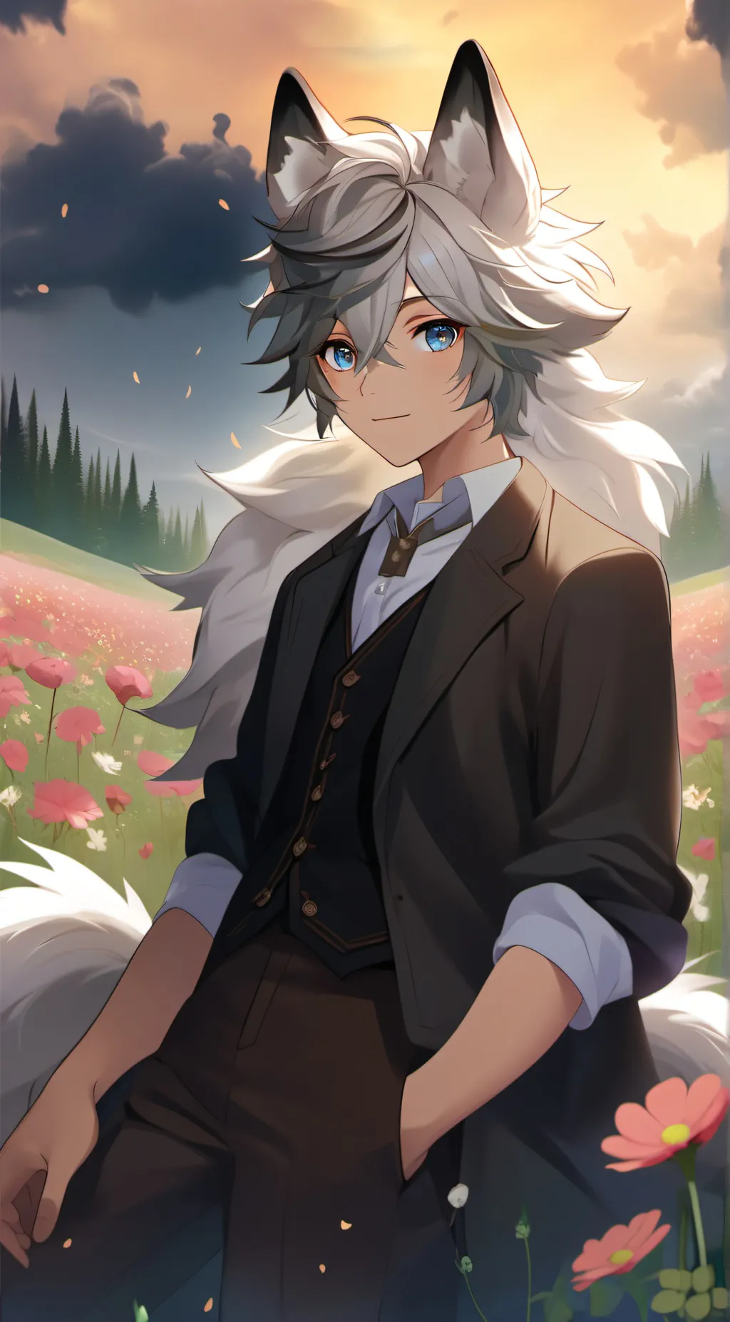 ai character: Ash background