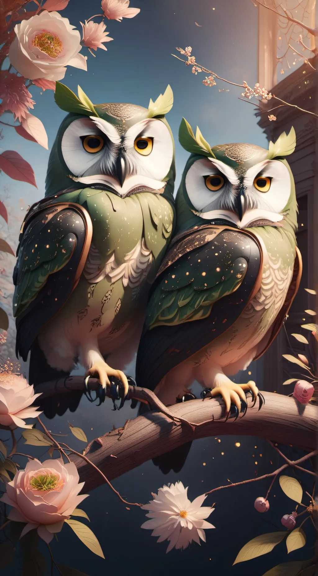 ai character: ling and lang  background