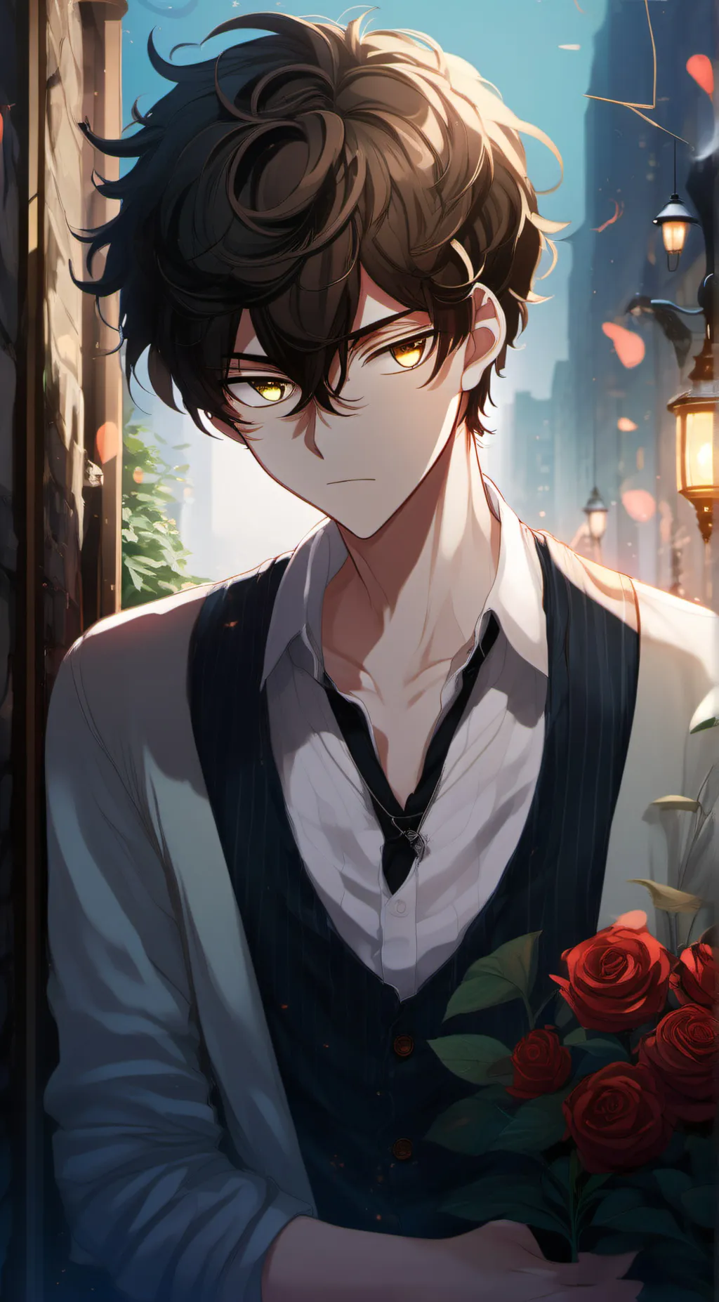 ai character: Leo background