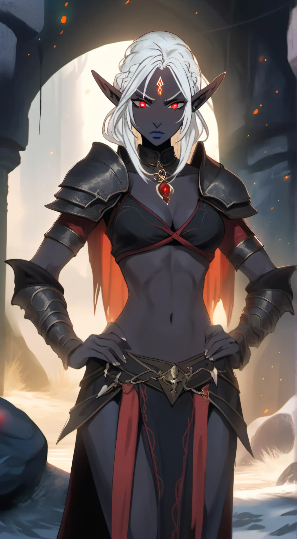 ai character: Luna background