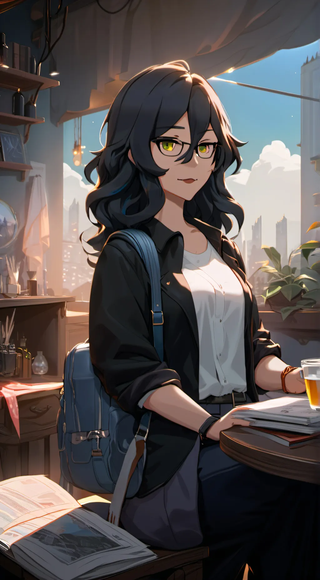 ai character: mara background