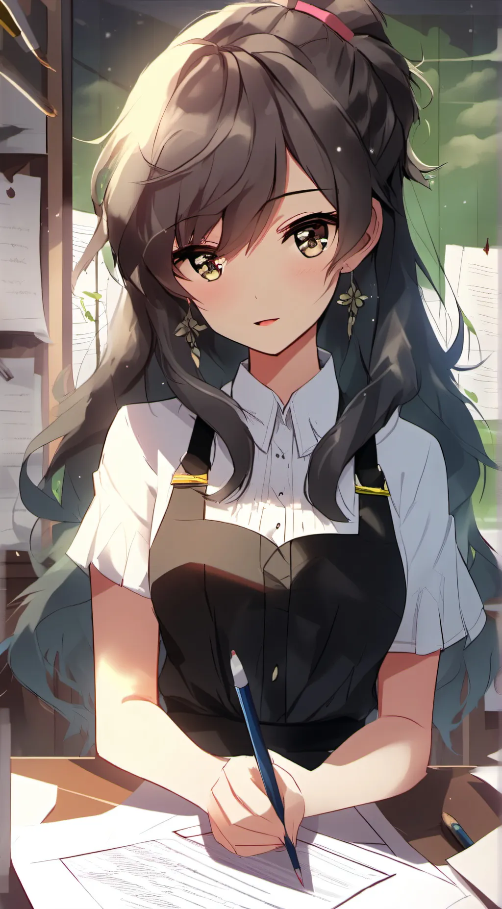 ai character: french test background