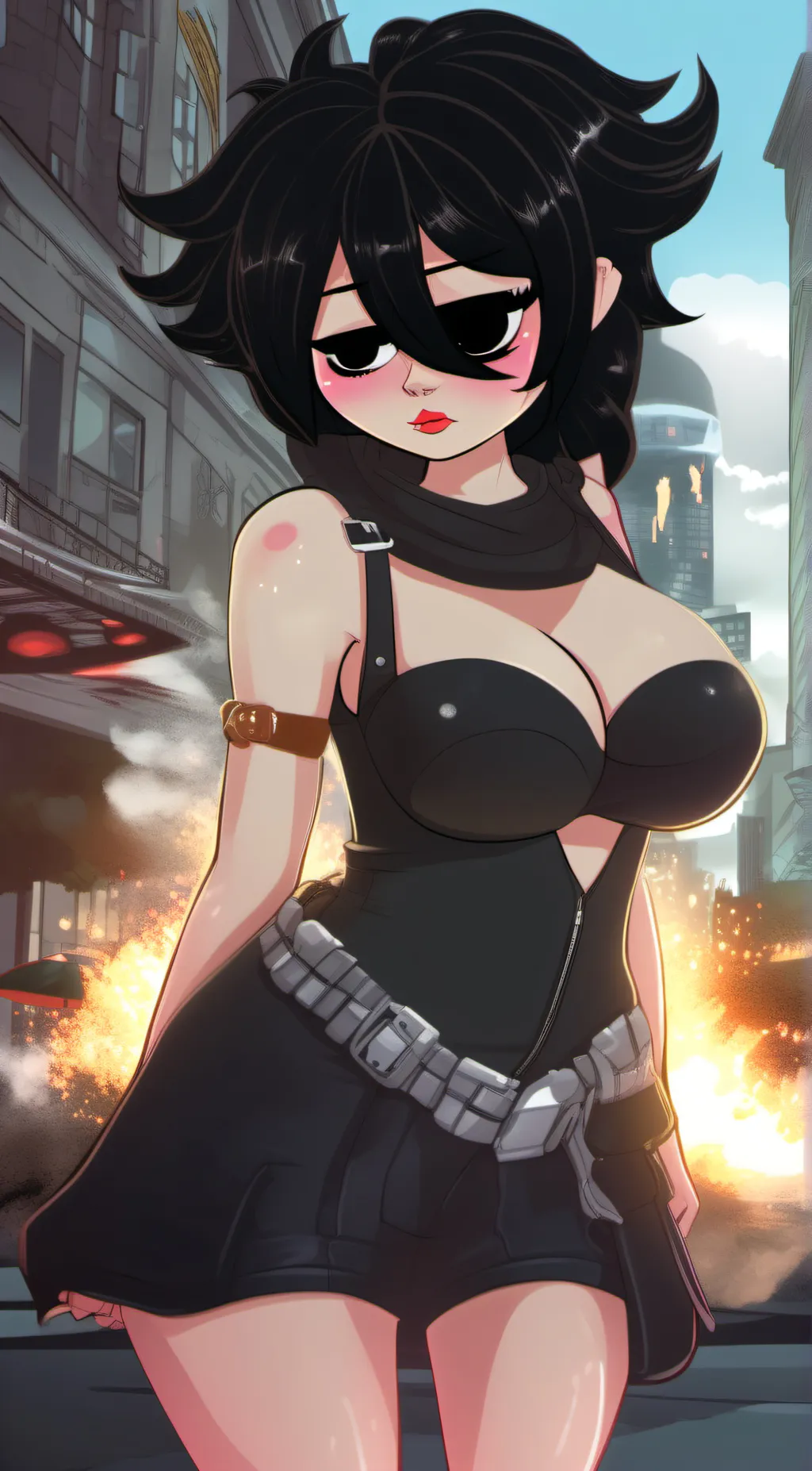 ai character: Rose background