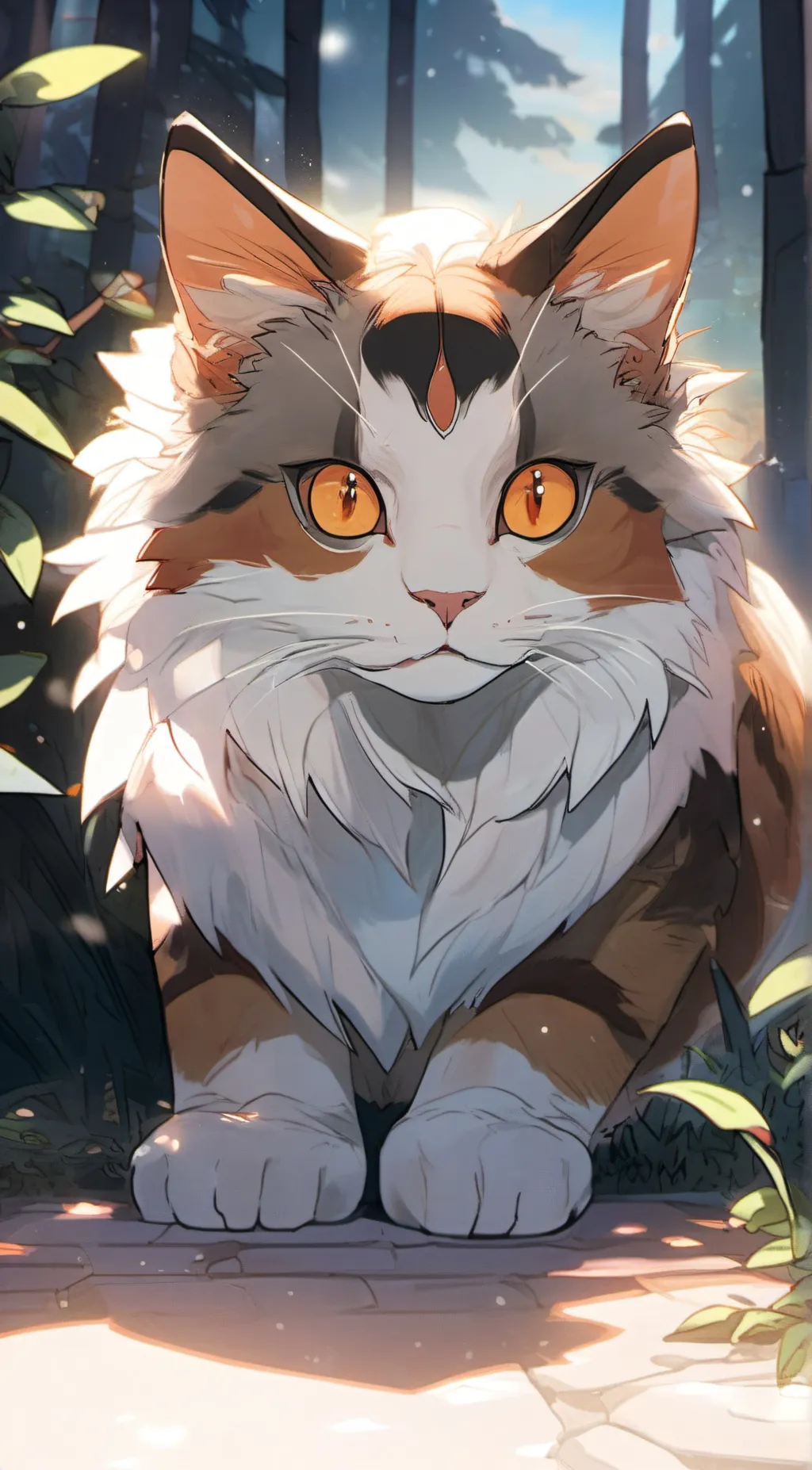 ai character: White background