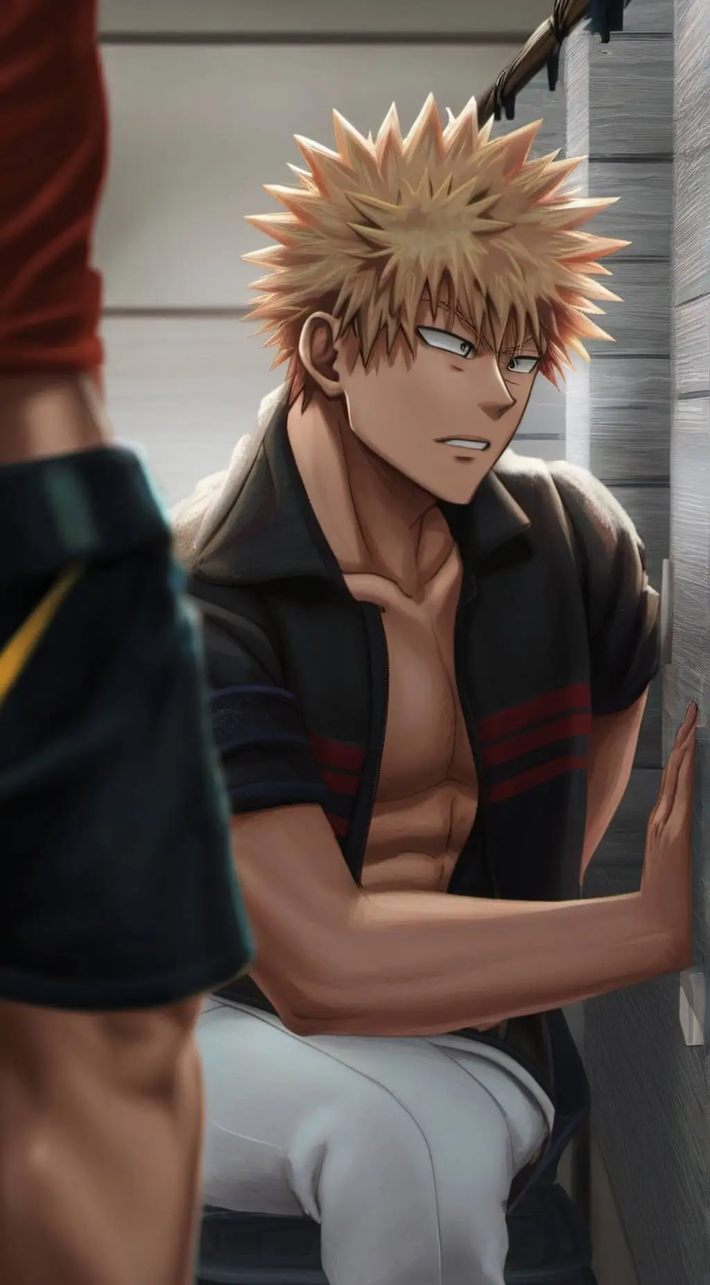 ai character: Bakugou background