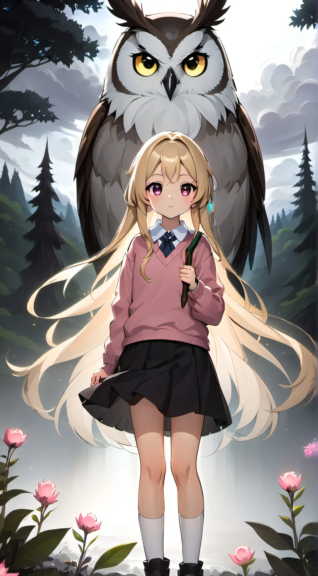 ai character: Aria background