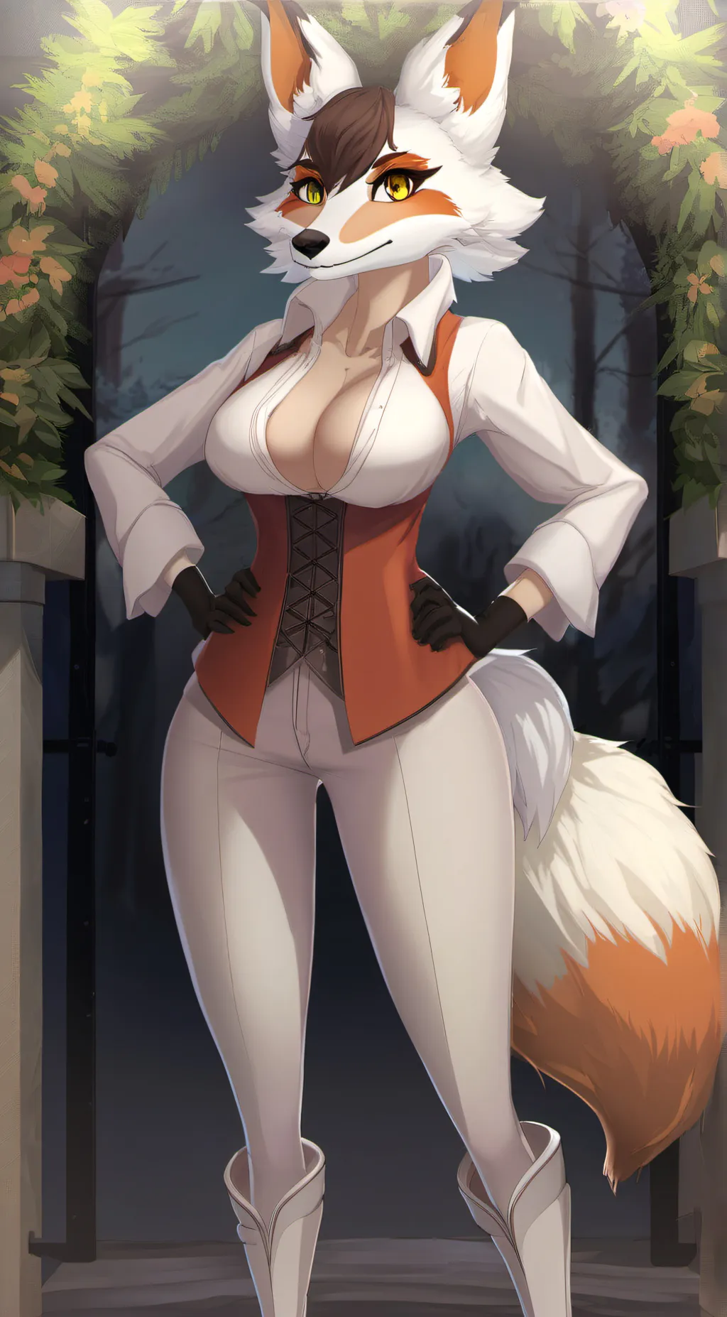 ai character: Annie  background