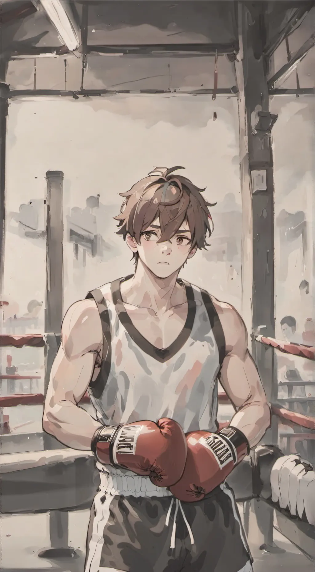 ai character: Daniel, pro boxer background