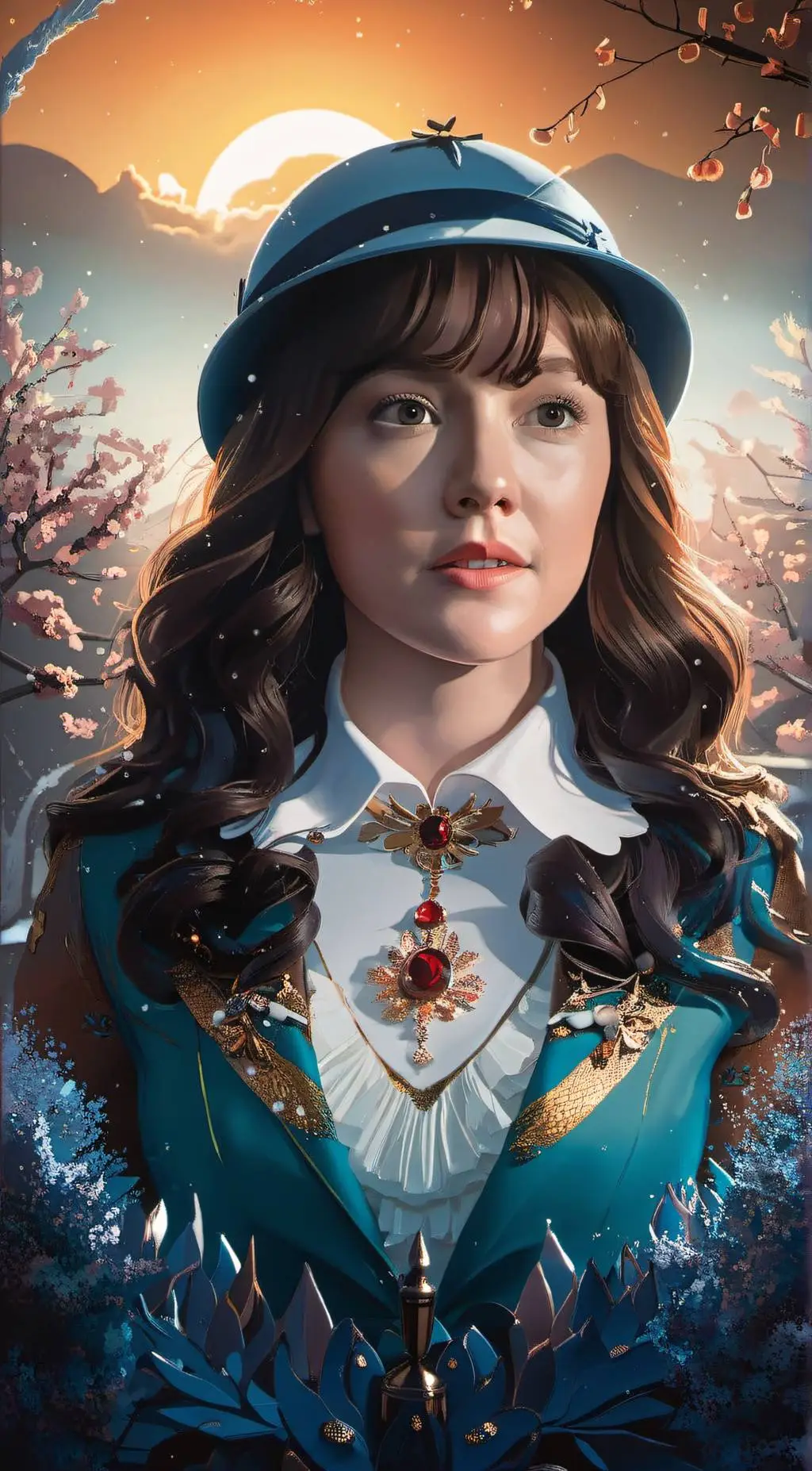 ai character: Classic Rosa background