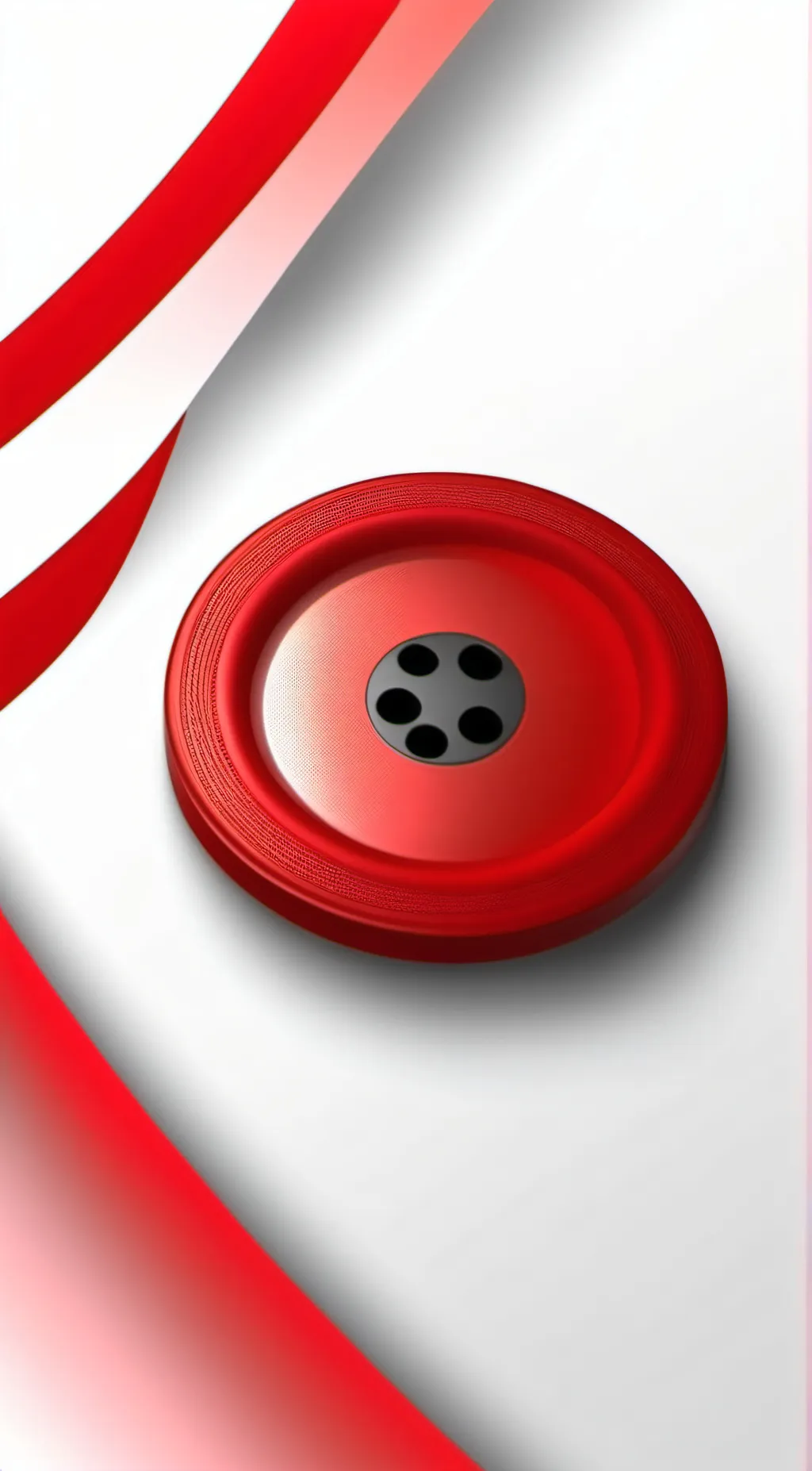 ai character: red button background