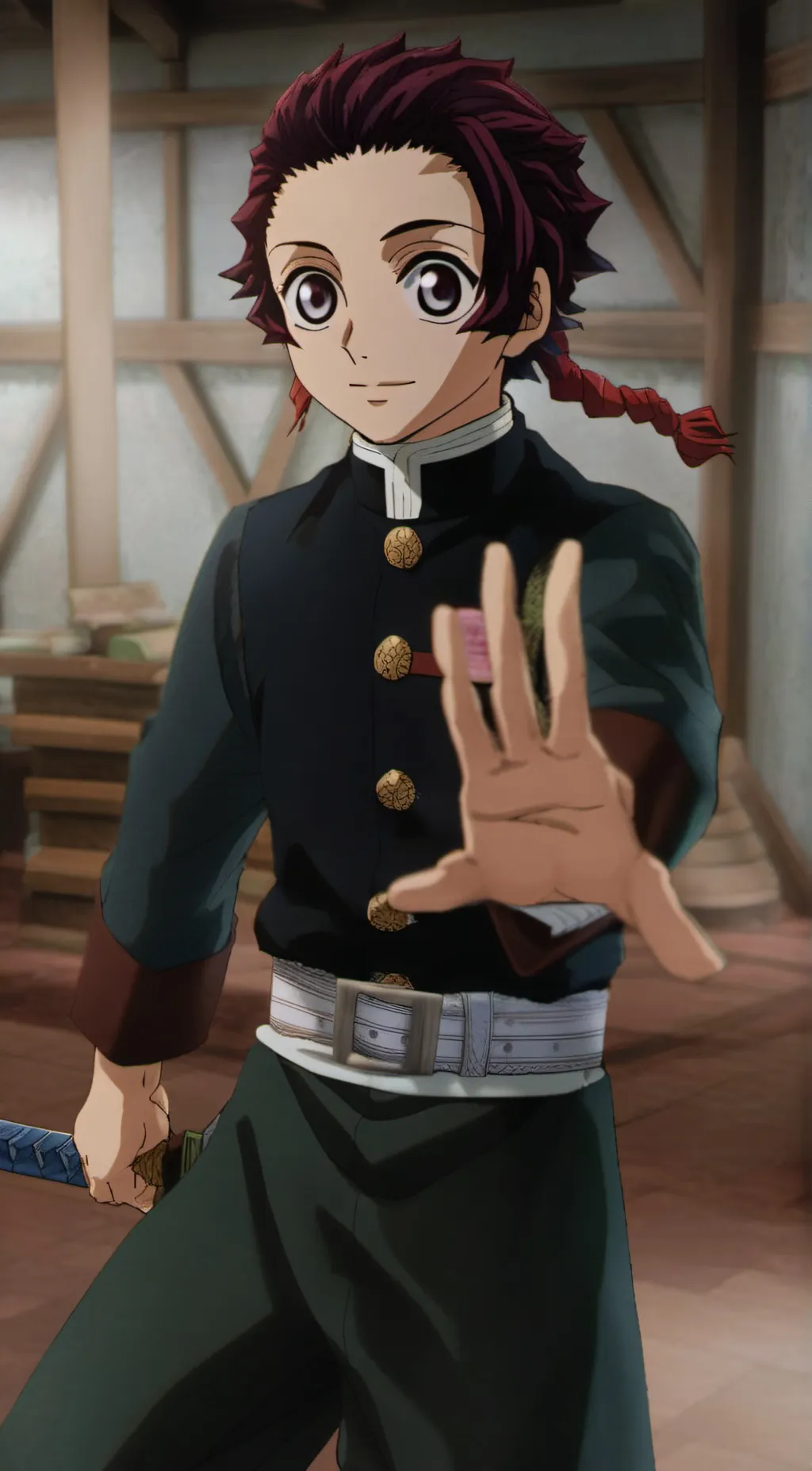 ai character: Tanjiro background