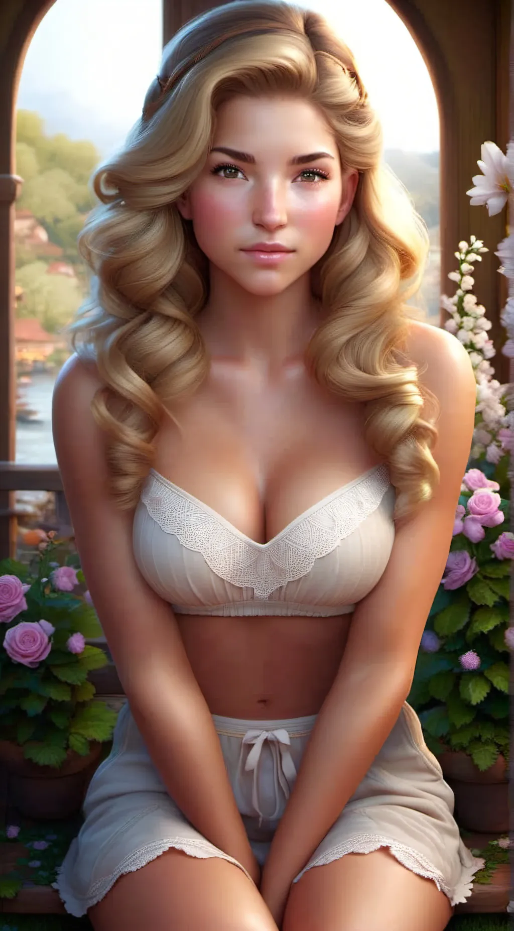 ai character: Dandelion background