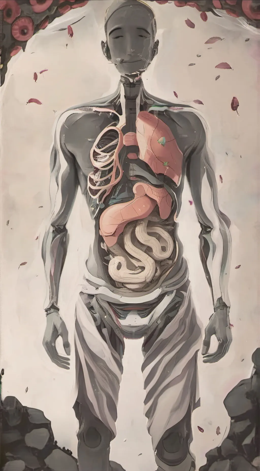 ai character: your stomach background