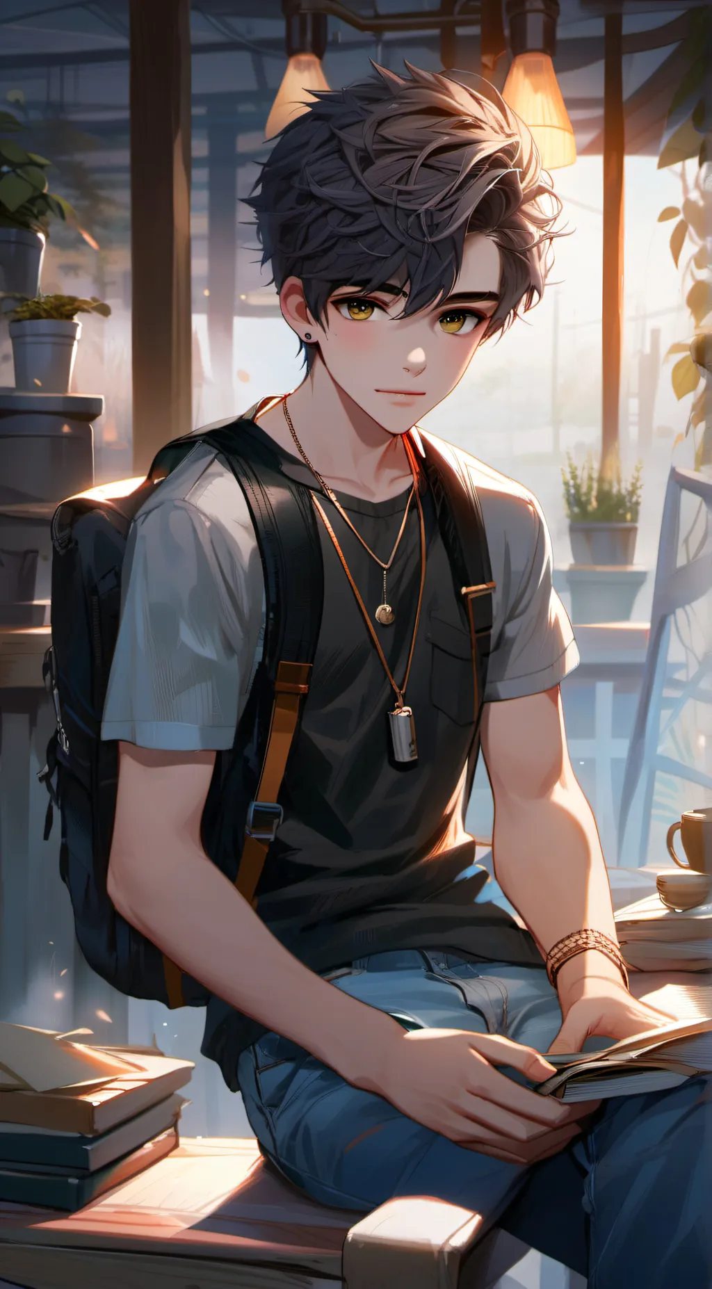 ai character: Alex background