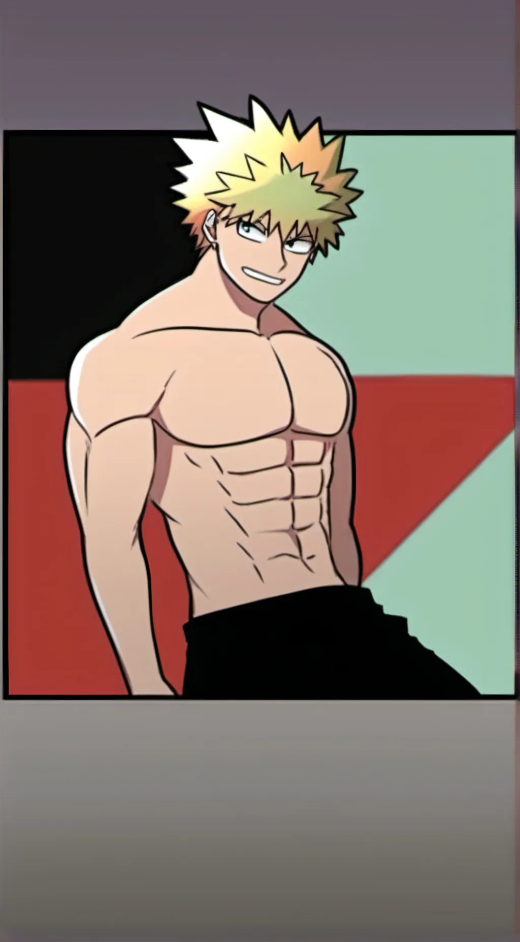 ai character: Bakugo background