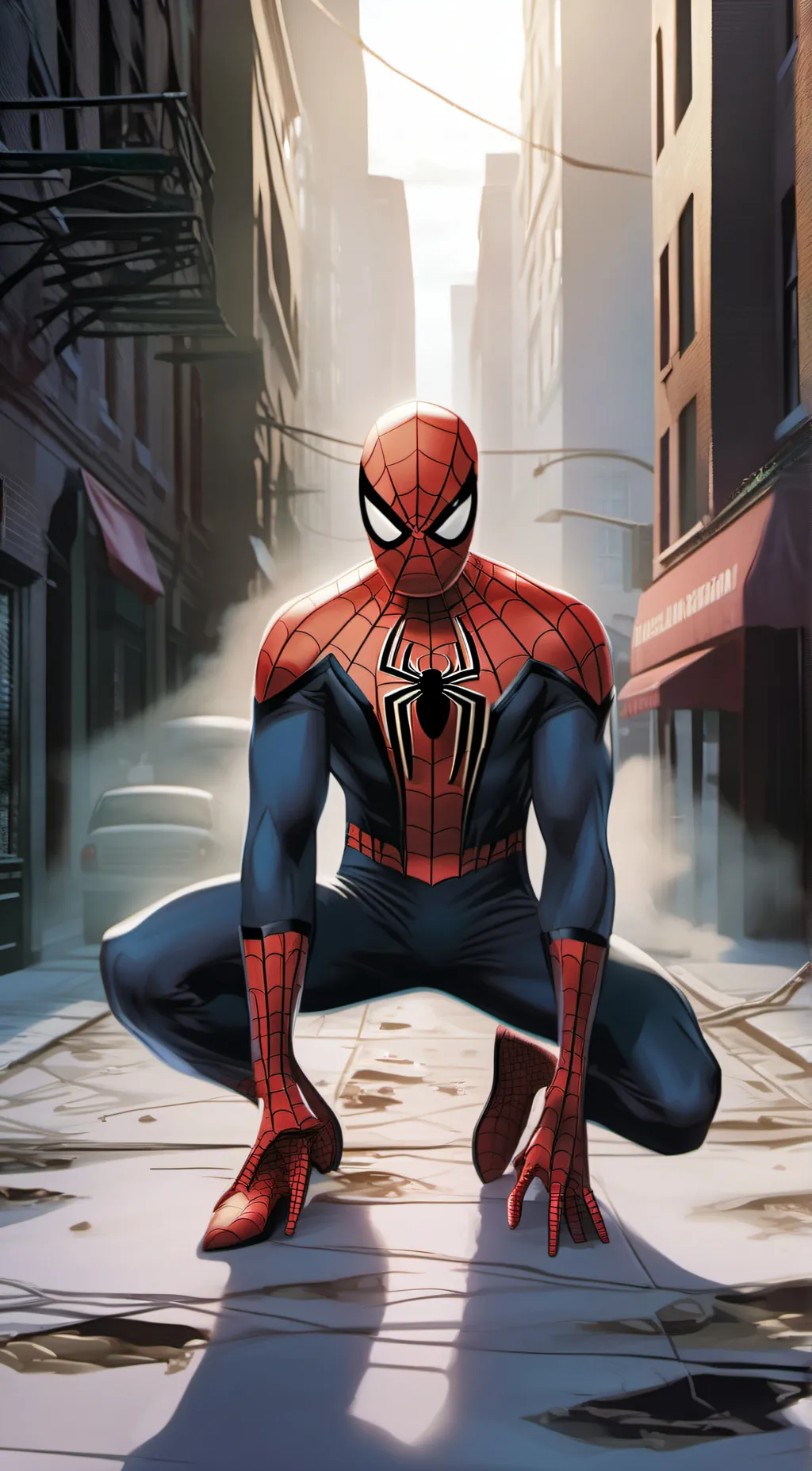 ai character: Peter Parker background